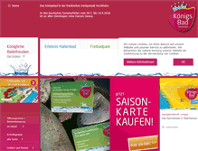 Tablet Screenshot of koenigsbad-forchheim.de
